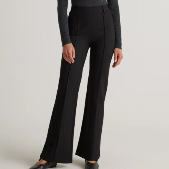 SPANX Women's Black Ultra Stretch‎ Ponte Flare Leg Pants - Size XS Extra Small - Picture 1 of 6